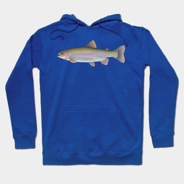 Rainbow Trout Hoodie by  The best hard hat stickers 